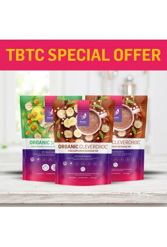2 x Organic Clever Choc, 1 x Organic Smartea - Special offer, normal SRP £134.97 